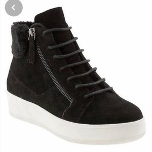 Banana Republic Alex Suede Platform Sneaker Bootie